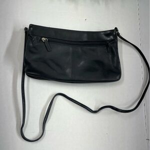 Cabin Creek Black vintage crossbody Leather Bag